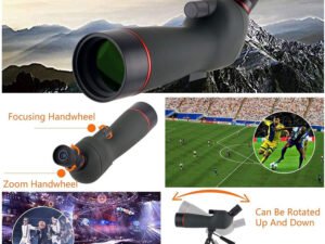 Gumo 20-60x60 Spotting Scope with Tripod,HD BAK4 Prism Full Multi-Coated Lens
