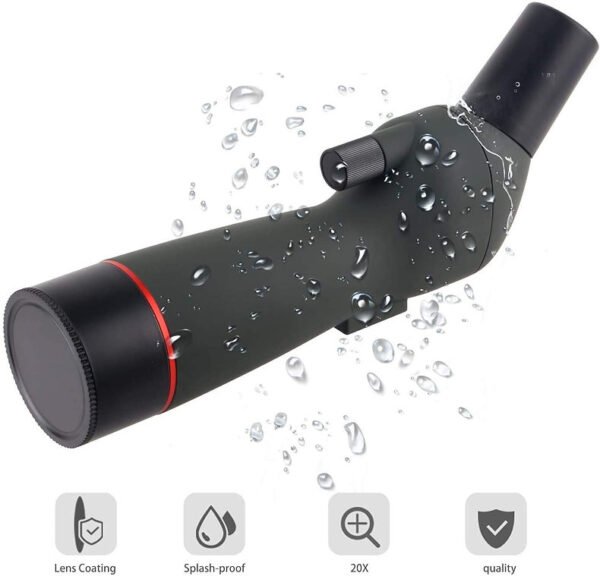 Gumo 20-60x60 Spotting Scope with Tripod,HD BAK4 Prism Full Multi-Coated Lens - Image 3