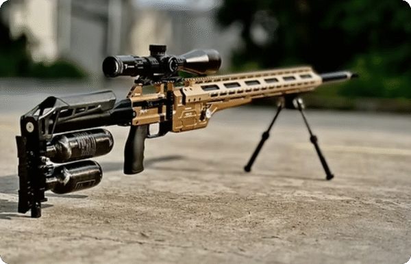 BinTac MCAR Long Range Air rifle 4500 and 7000 PSI Comptition Version